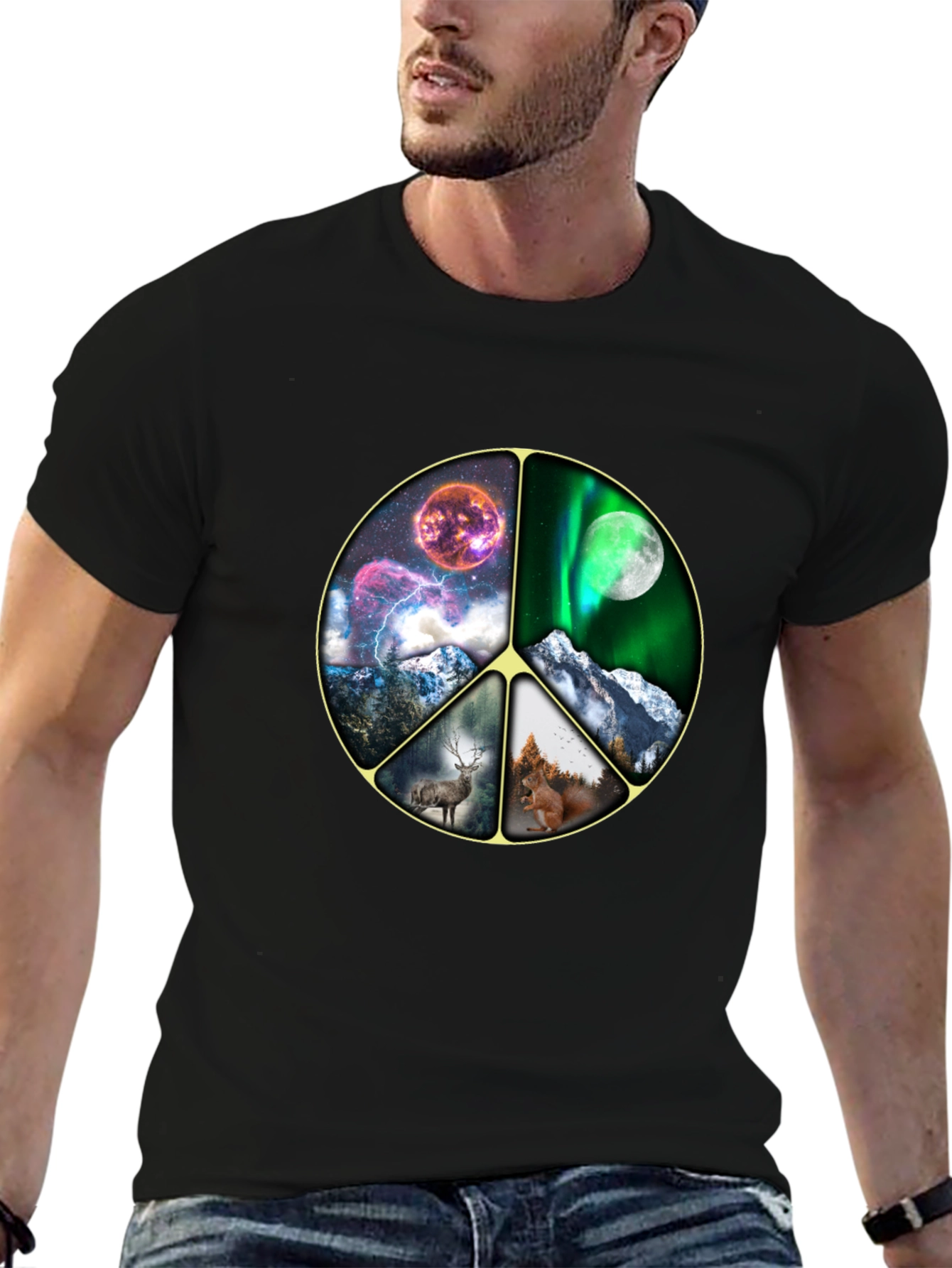 Nature Peace Sign T-Shirt