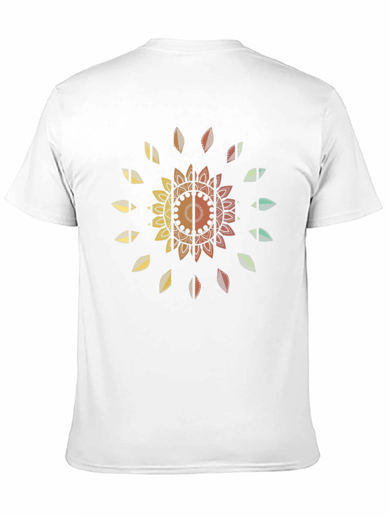 Floral Mandala Graphic Tee - Relaxed Fit