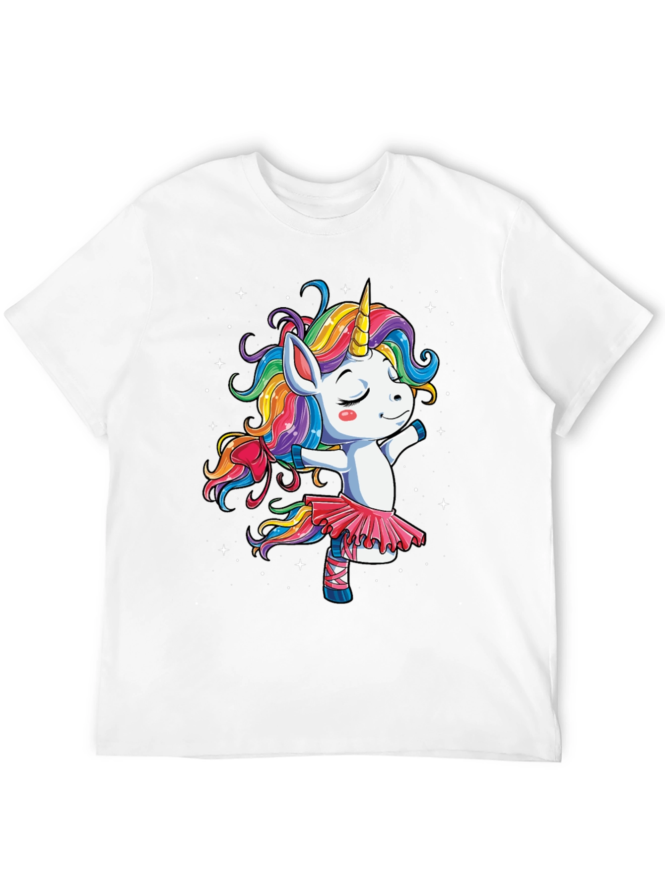 Unicorn Ballerina Black T-Shirt