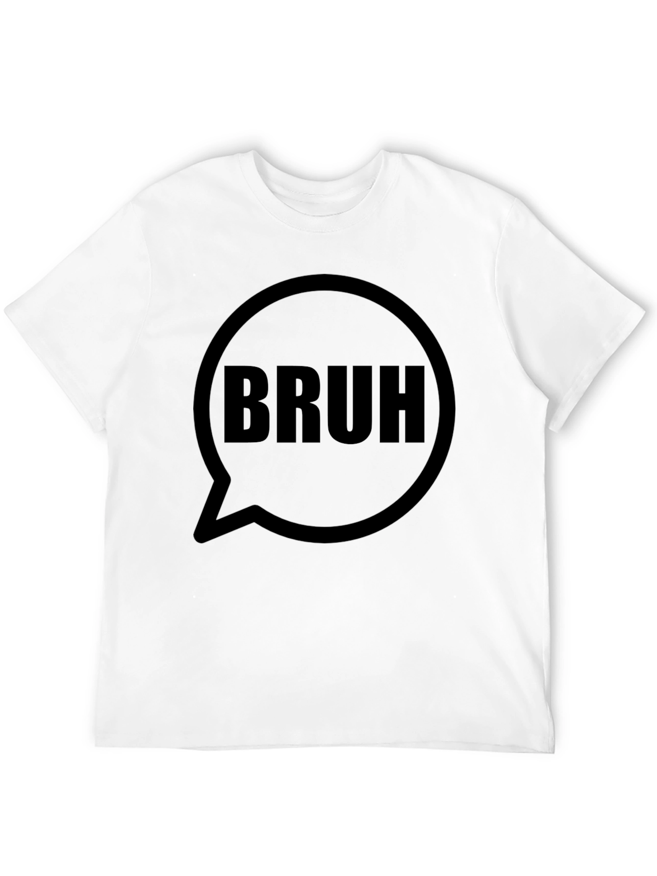 Bruh Graphic T-Shirt - Casual Speak Tee