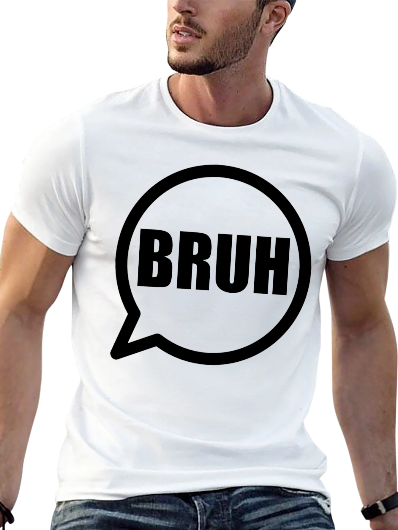 Bruh Graphic T-Shirt - Casual Speak Tee