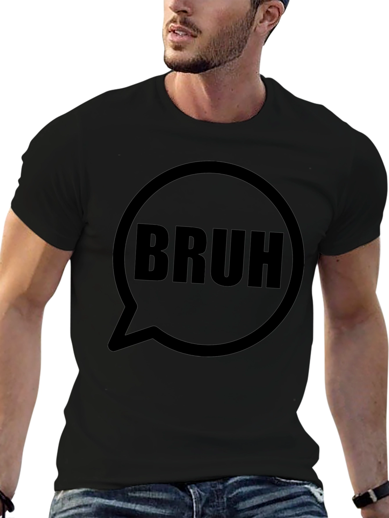 Bruh Graphic T-Shirt - Casual Speak Tee