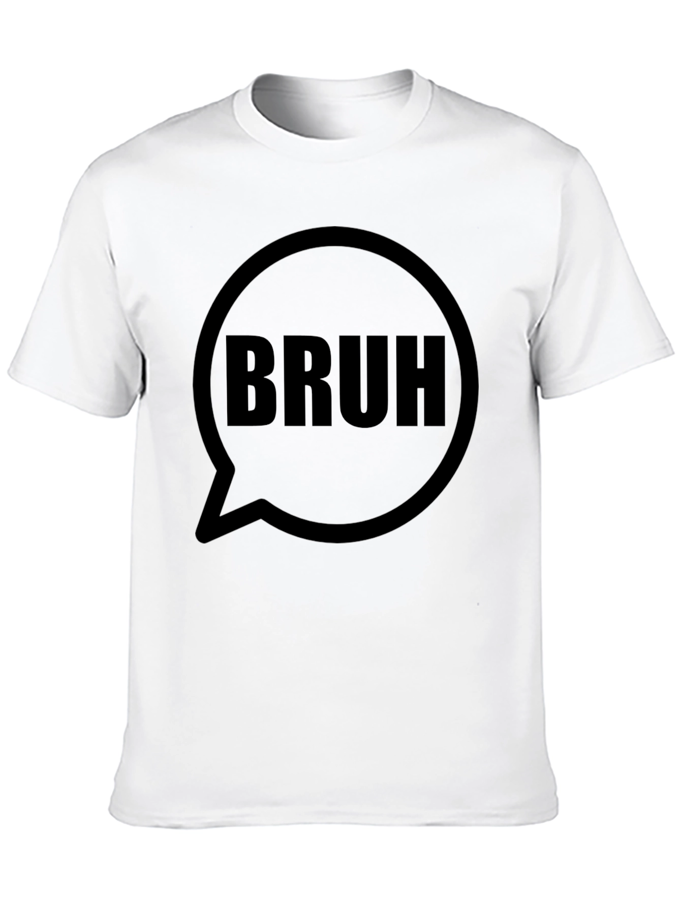 Bruh Graphic T-Shirt - Casual Speak Tee