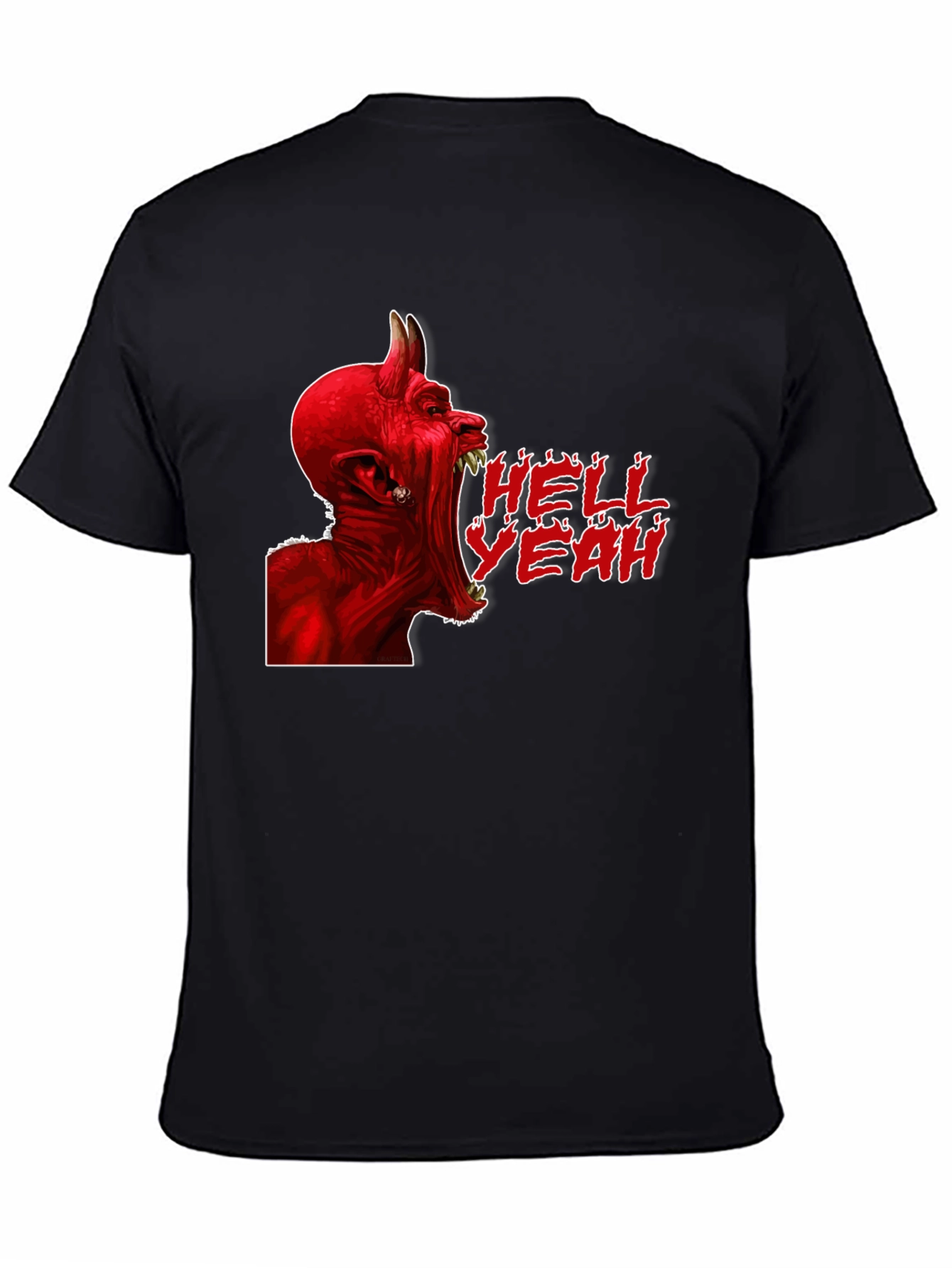 Hell Yeah Devil Graphic T-Shirt