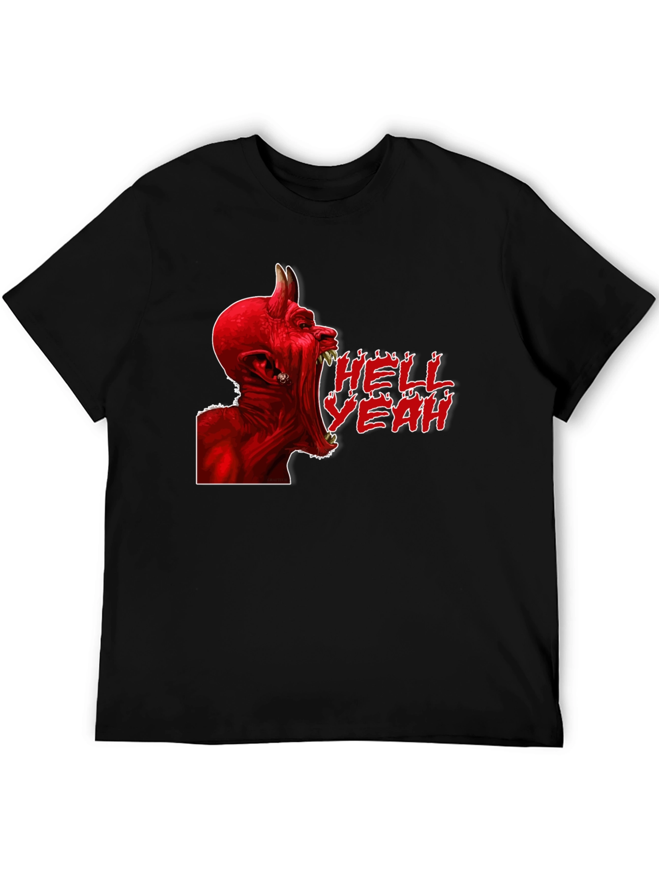 Hell Yeah Devil Graphic T-Shirt