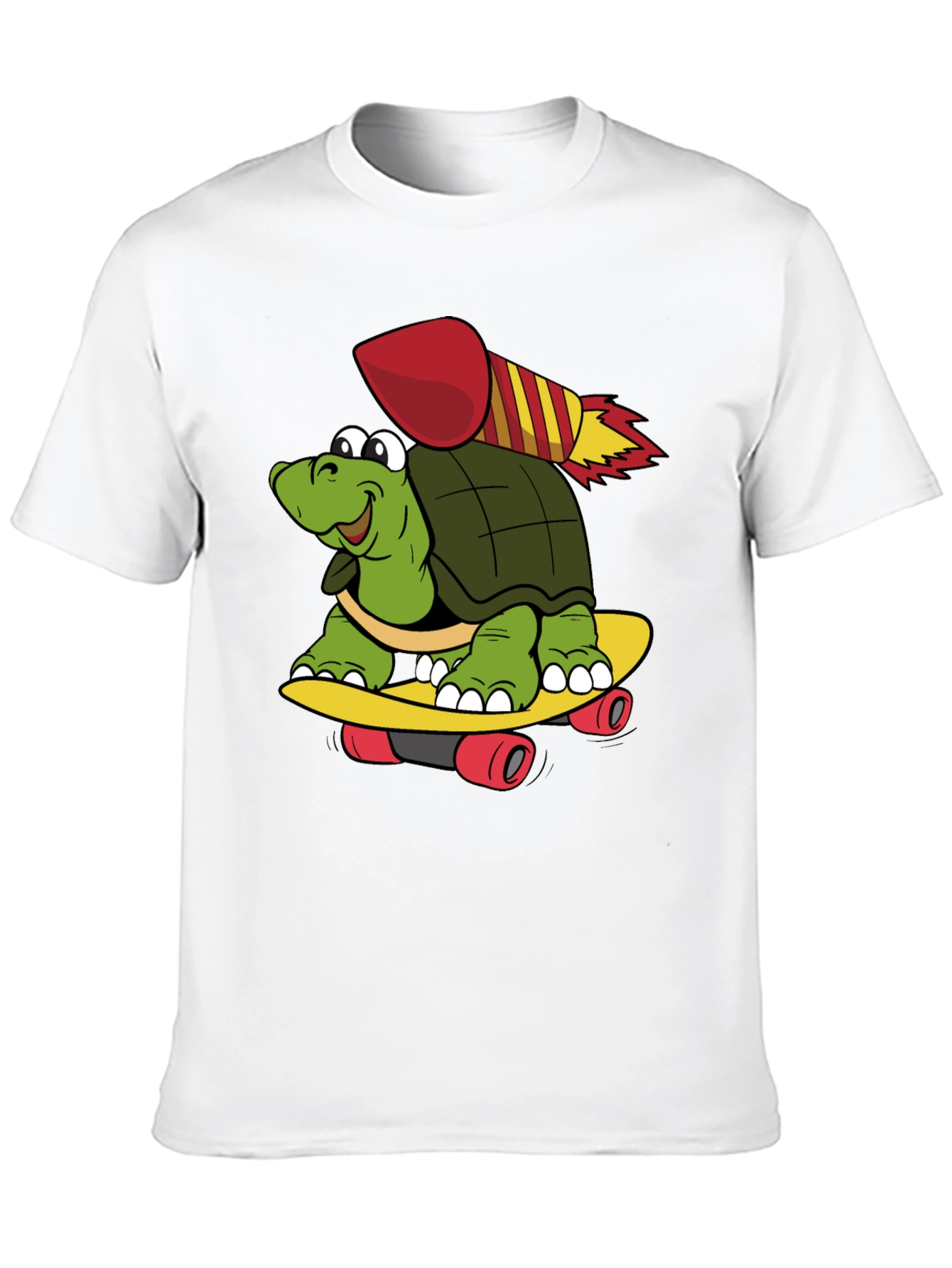 Turtle Skateboard Rocket T-Shirt