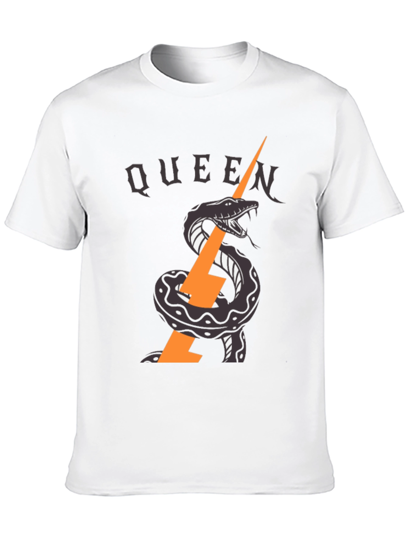 Queen Snake Bolt Tee - Rock Band Graphic T-Shirt