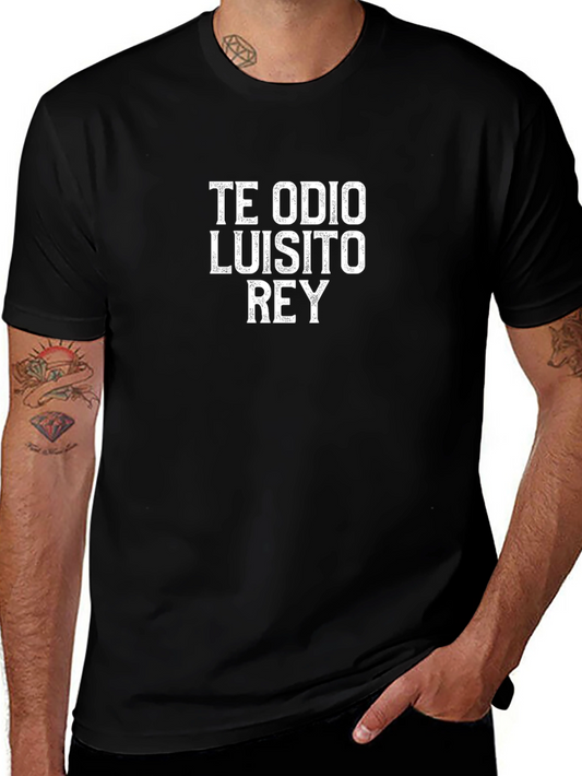 Te Odio Luisito Rey Graphic Tee - Black
