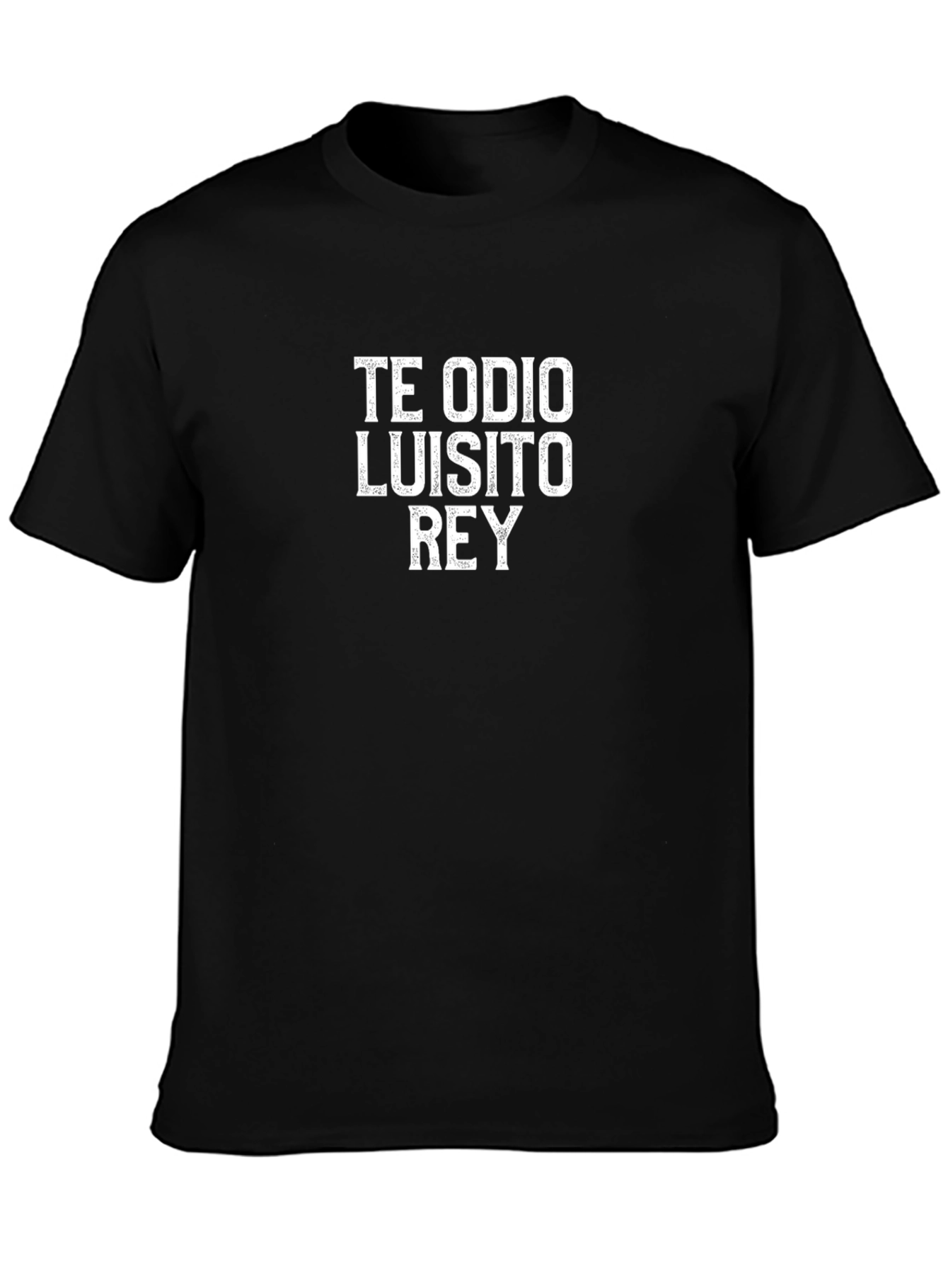 Te Odio Luisito Rey Graphic Tee - Black
