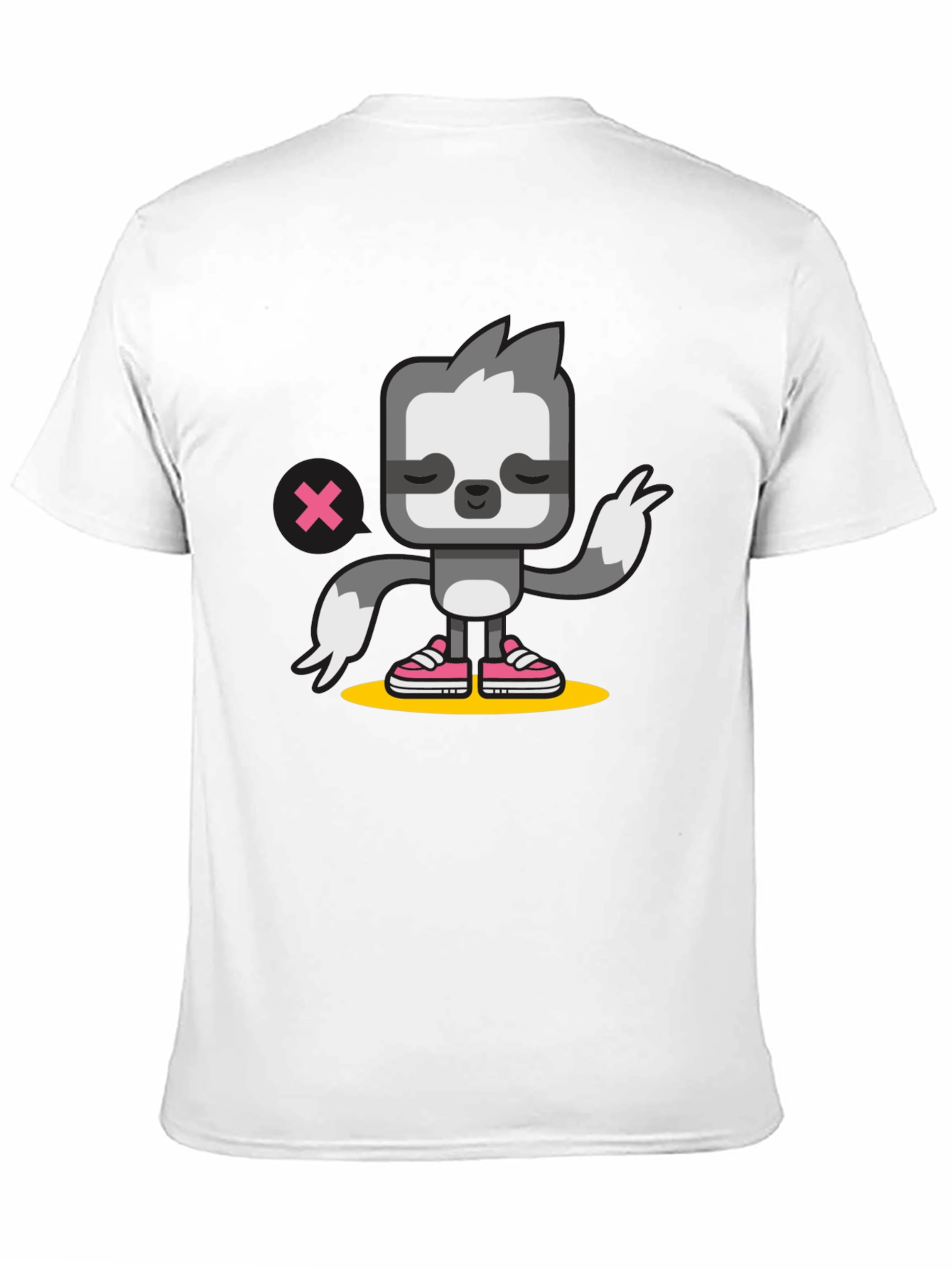 Sloth Graphic Tee - Cool Black Cotton T-Shirt