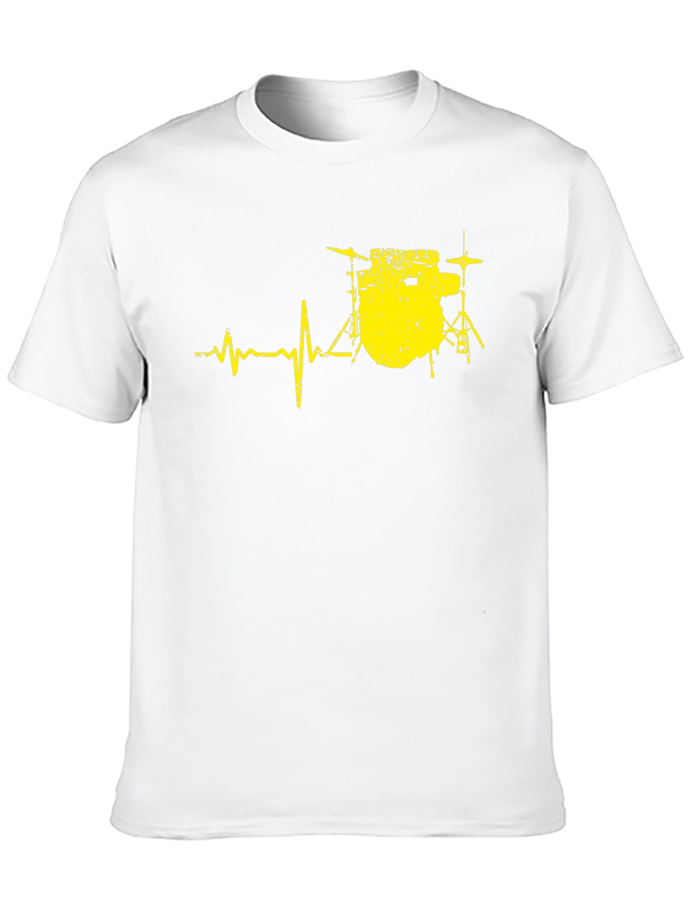 Drumbeat T-Shirt: Musicians Heartbeat Graphic Tee