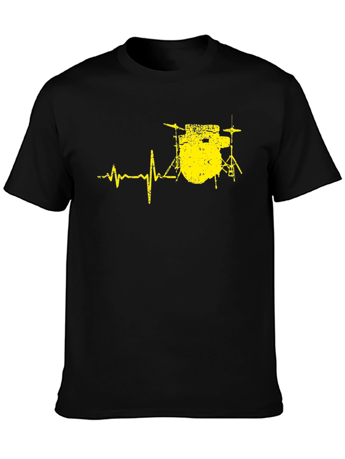 Drumbeat T-Shirt: Musicians Heartbeat Graphic Tee