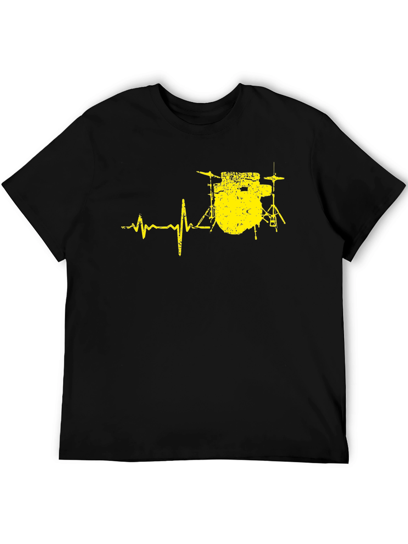 Drumbeat T-Shirt: Musicians Heartbeat Graphic Tee