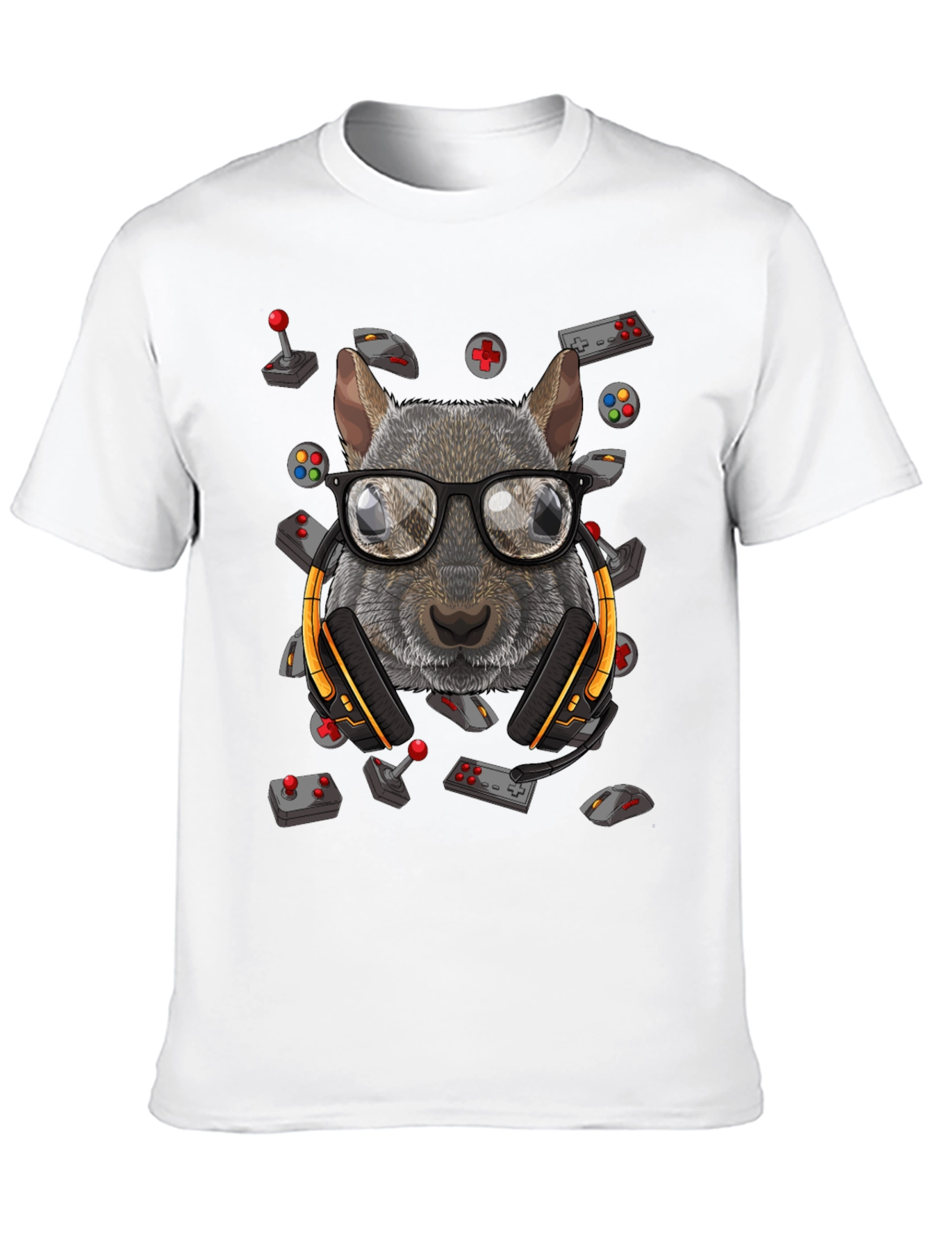 Gamer Squirrel T-Shirt - Geek Chic Apparel