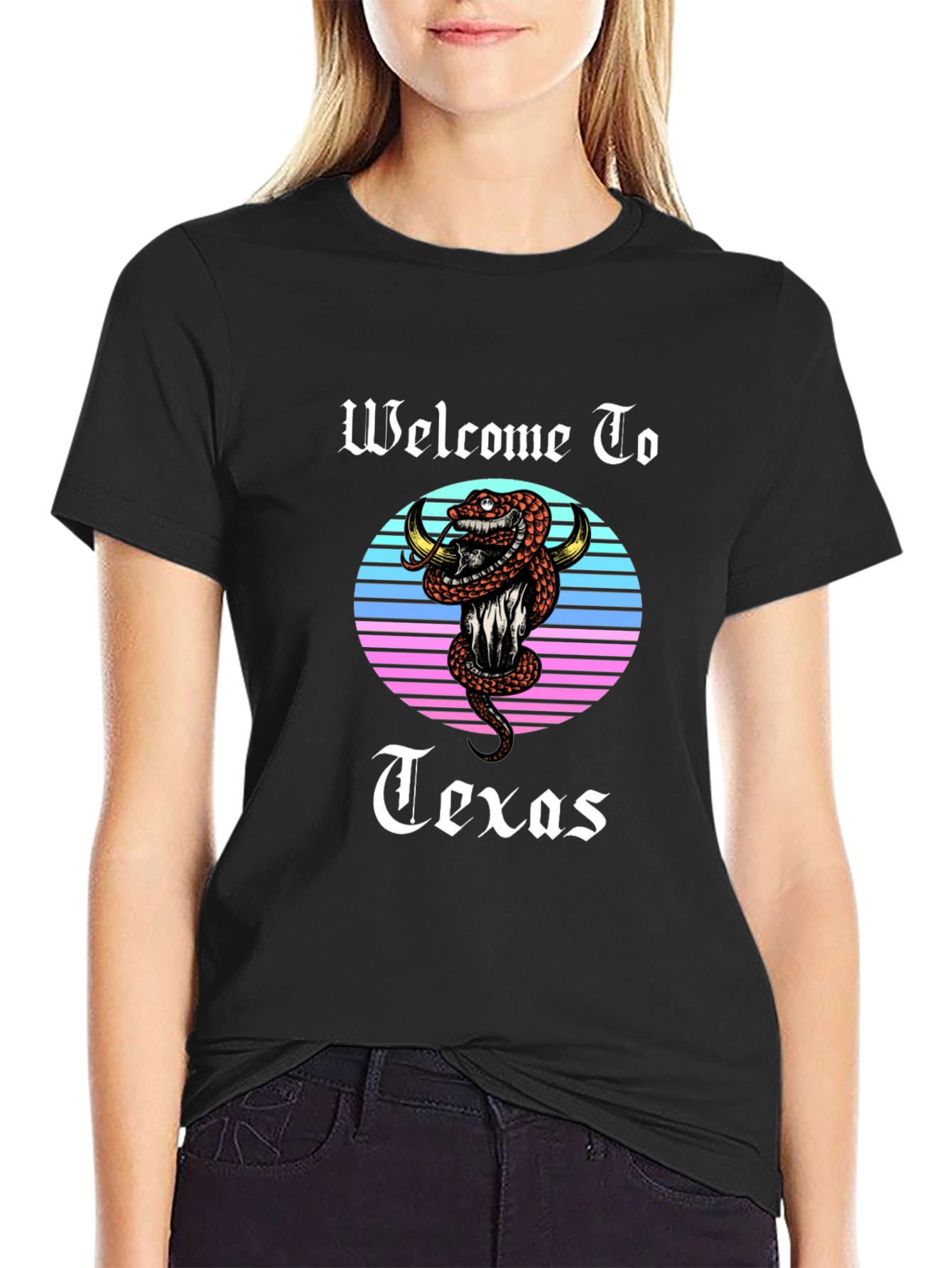 Welcome to Texas Snake Graphic Tee