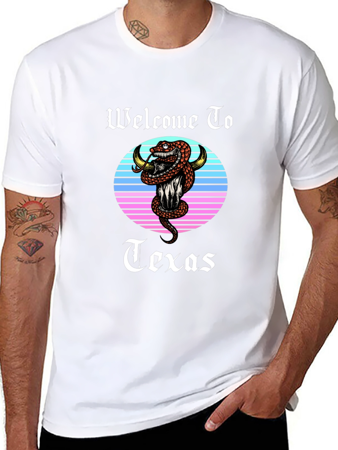 Welcome to Texas Snake Graphic Tee