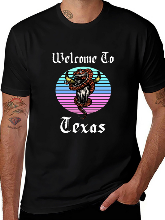 Welcome to Texas Snake Graphic Tee