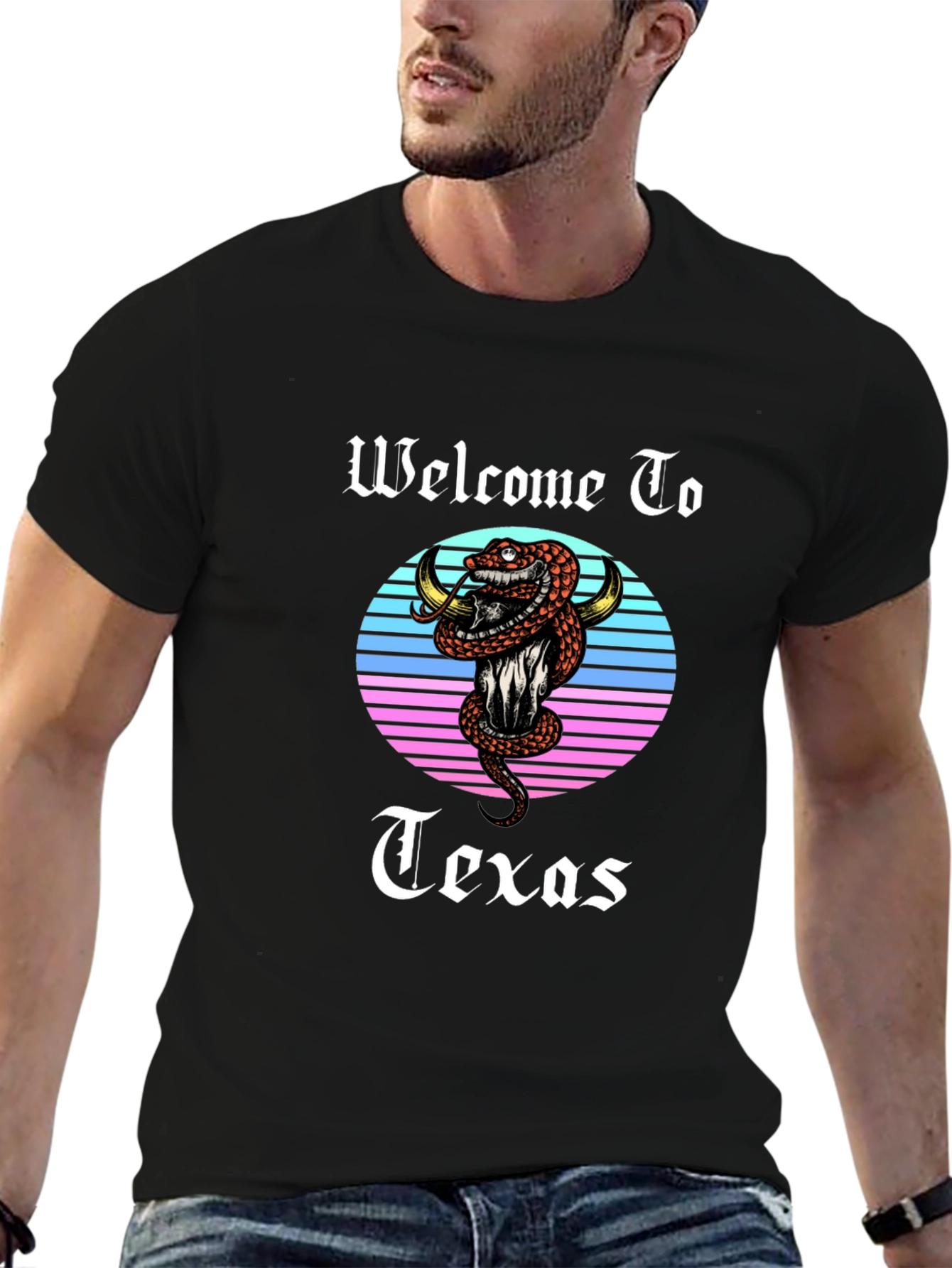 Welcome to Texas Snake Graphic Tee