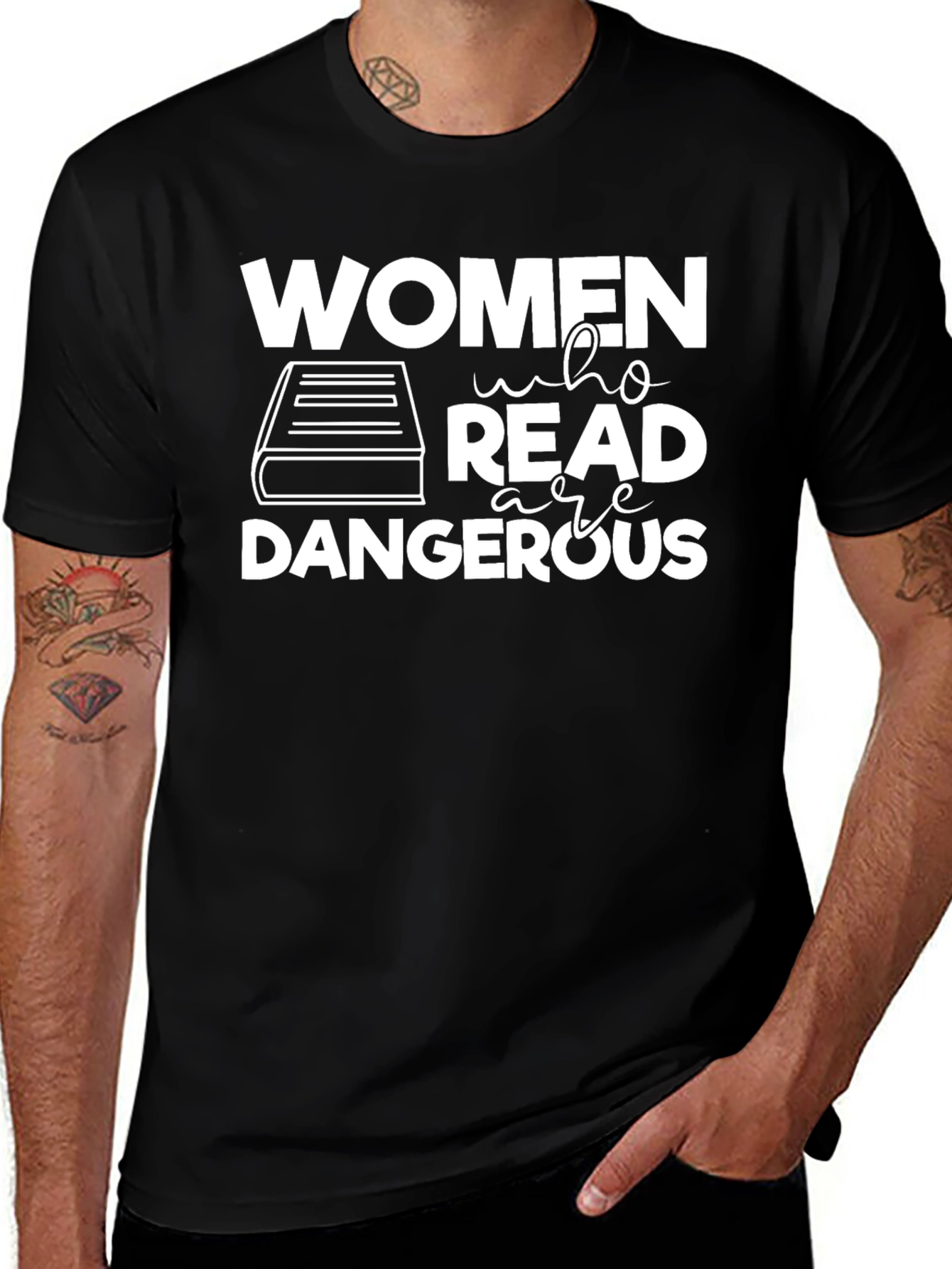 Women Who Read Are Dangerous Graphic Tee