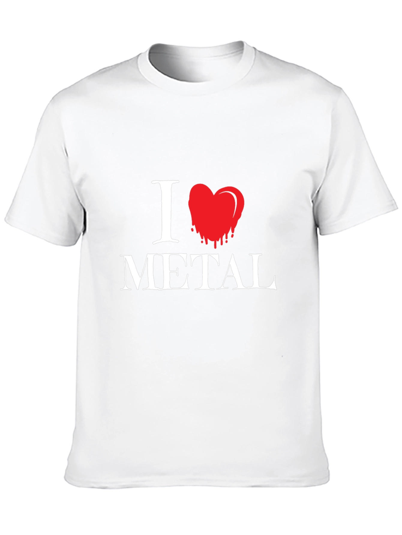 I Love Metal Graphic T-Shirt - Black