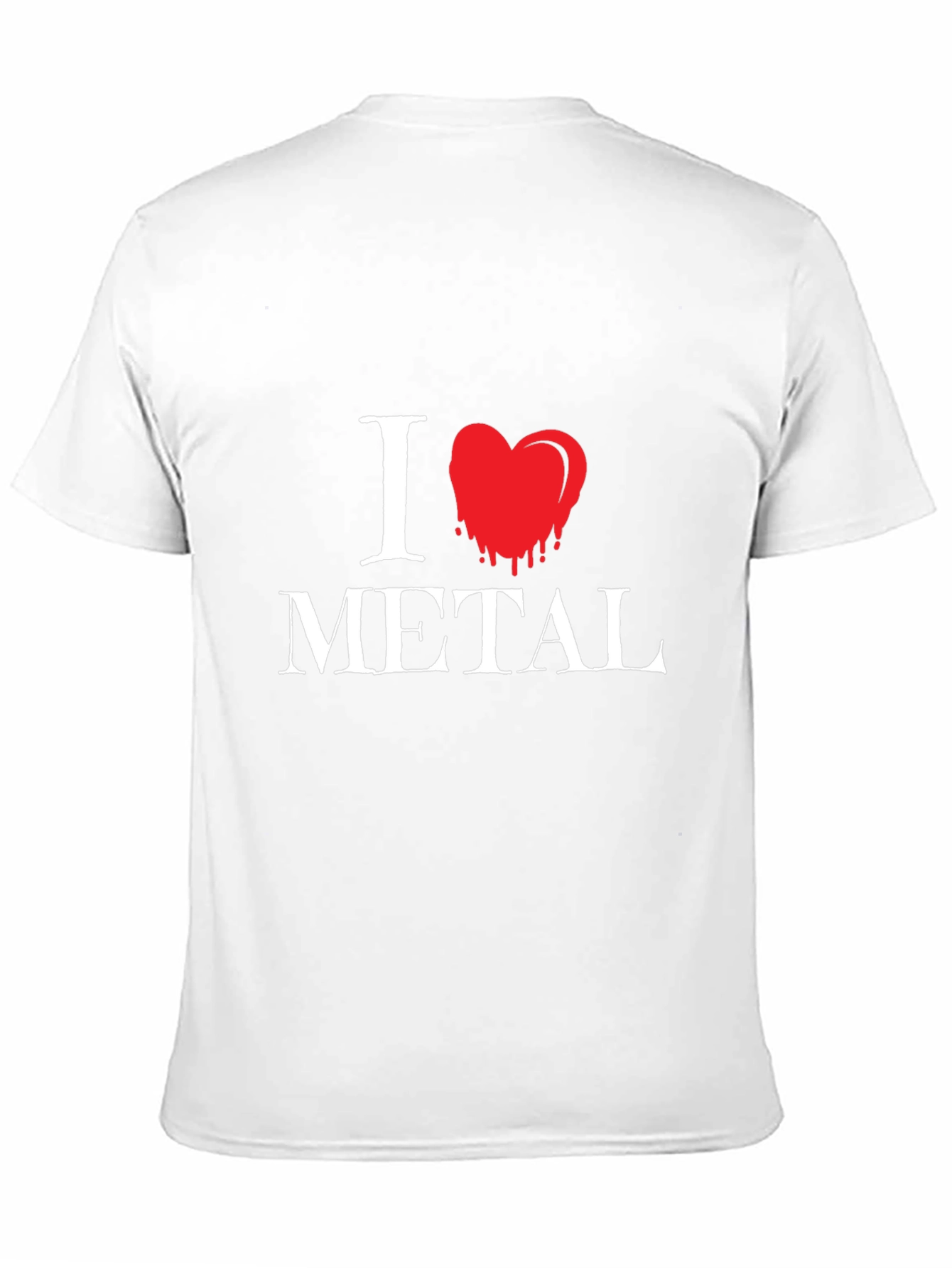 I Love Metal Graphic T-Shirt - Black