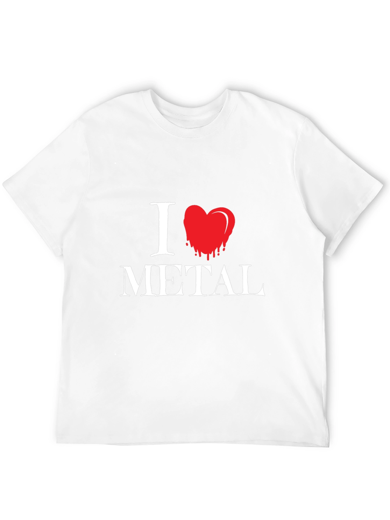 I Love Metal Graphic T-Shirt - Black