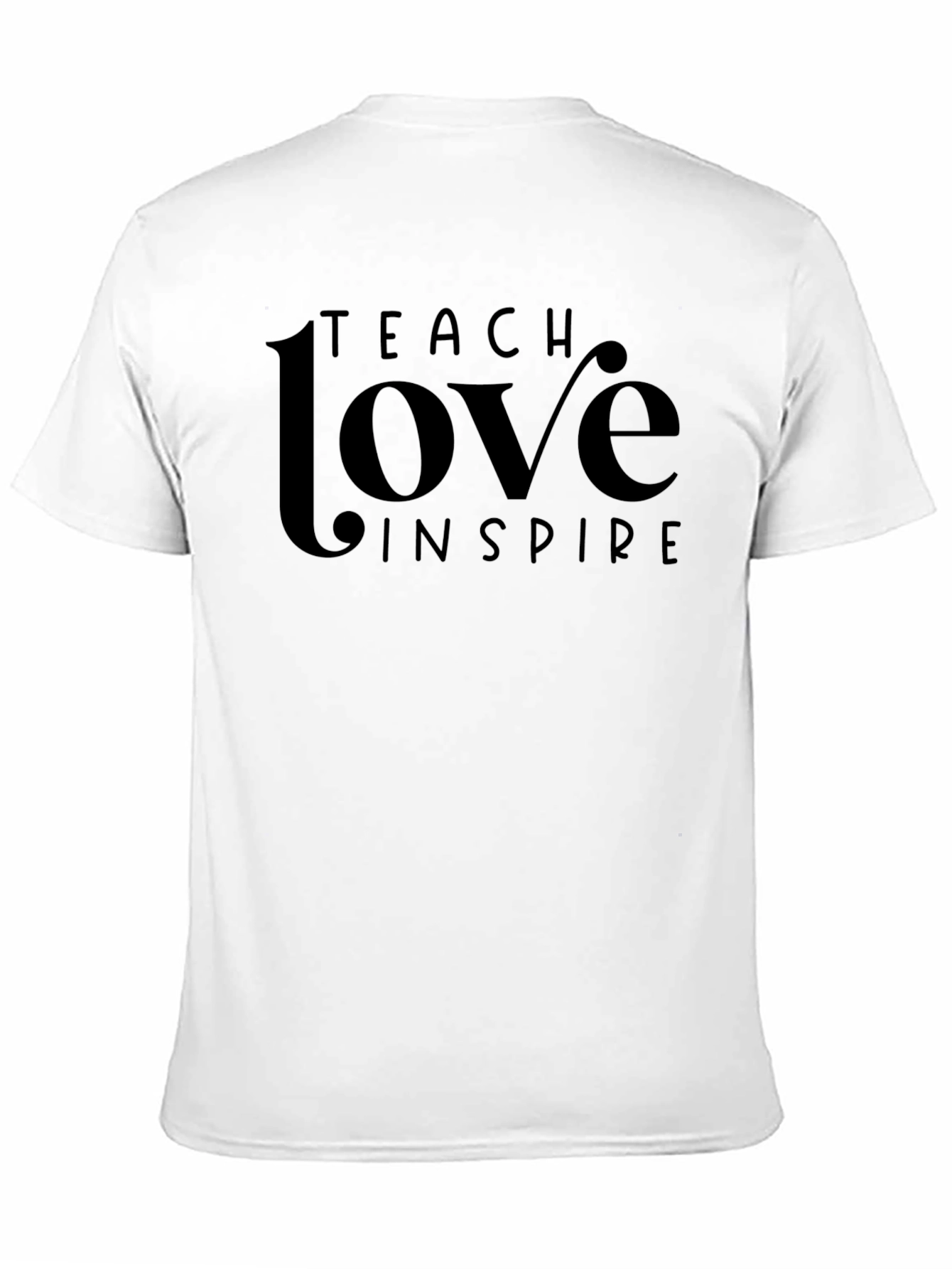 Teach Love Inspire Black Graphic Tee