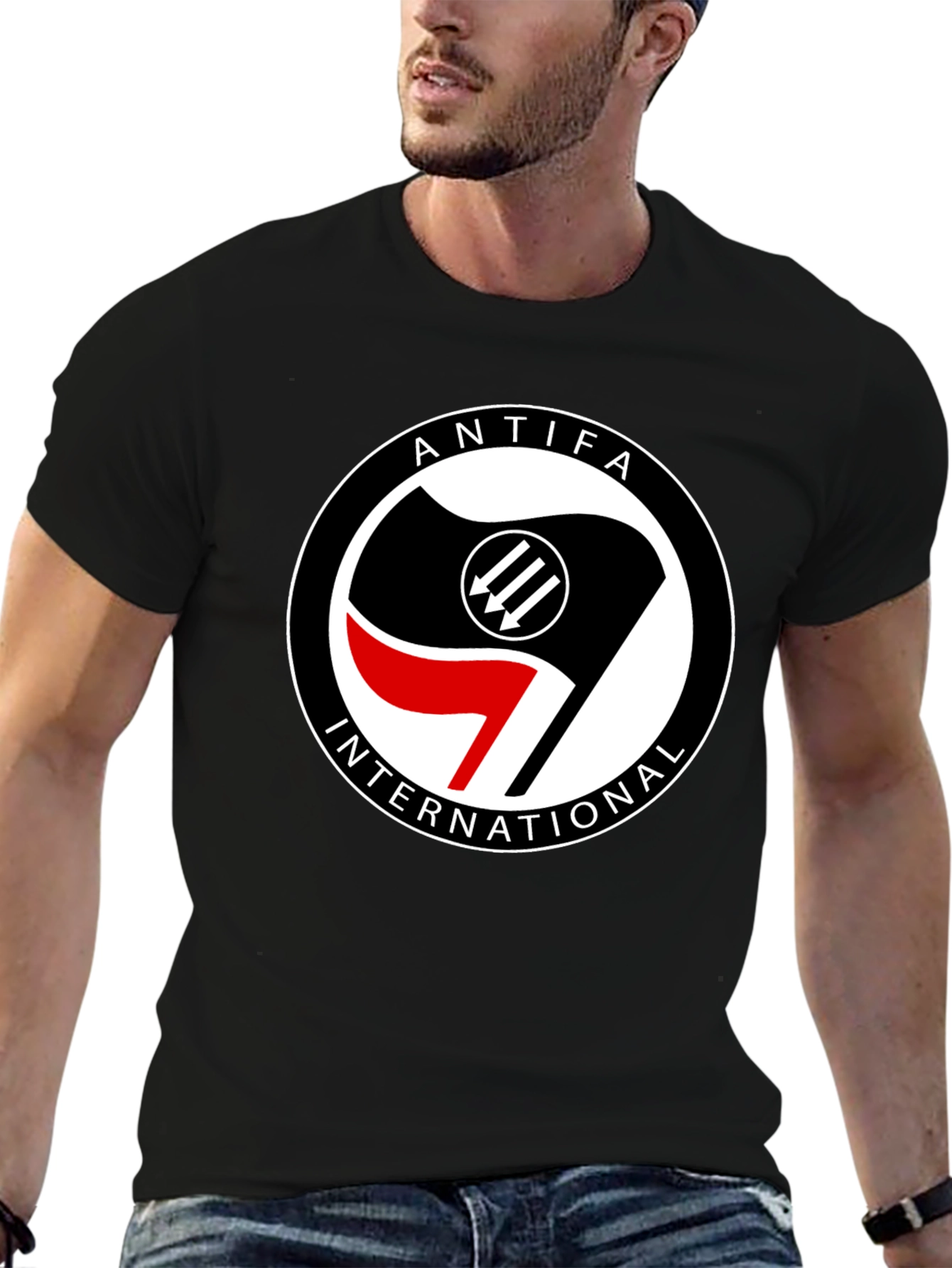 Antifa International Graphic Tee