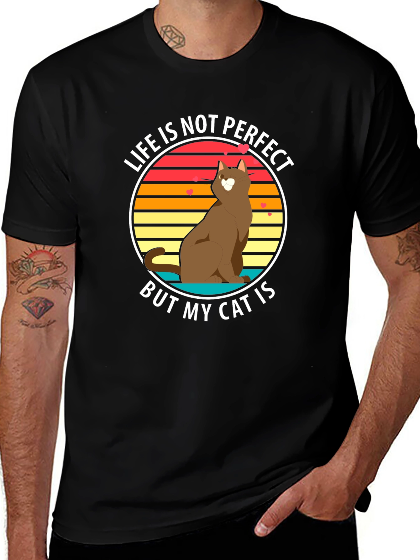 Life is Not Perfect But My Cat Is T-Shirt