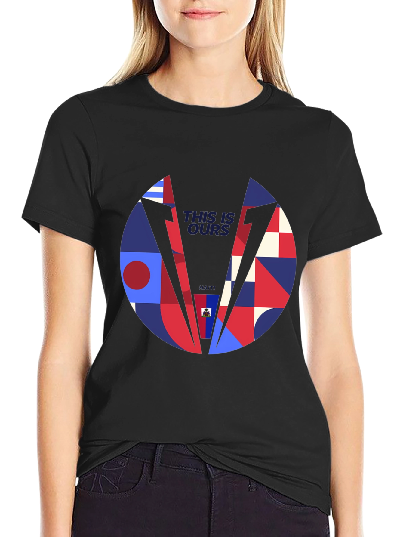 Modern Geometric Graphic T-Shirt