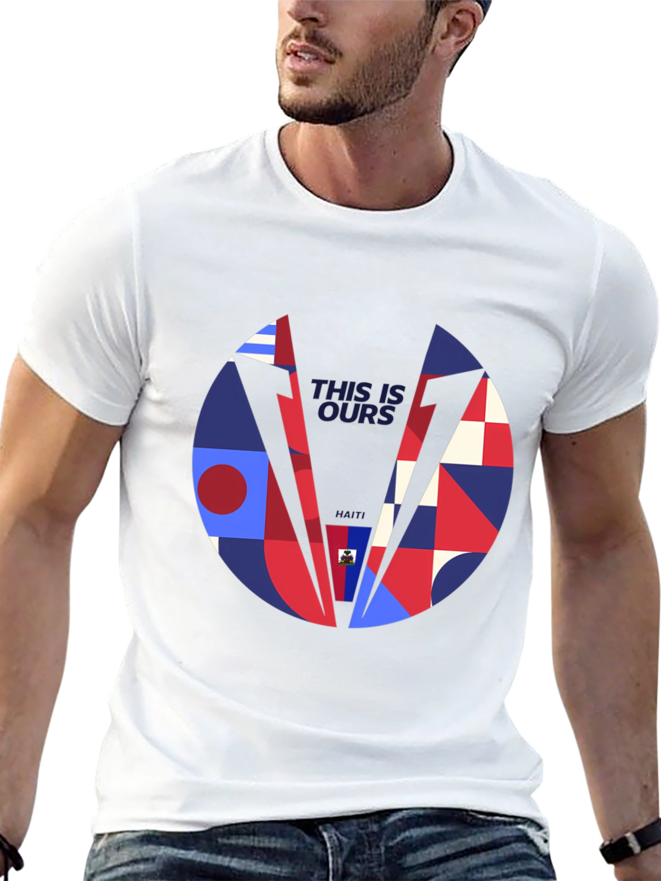 Modern Geometric Graphic T-Shirt