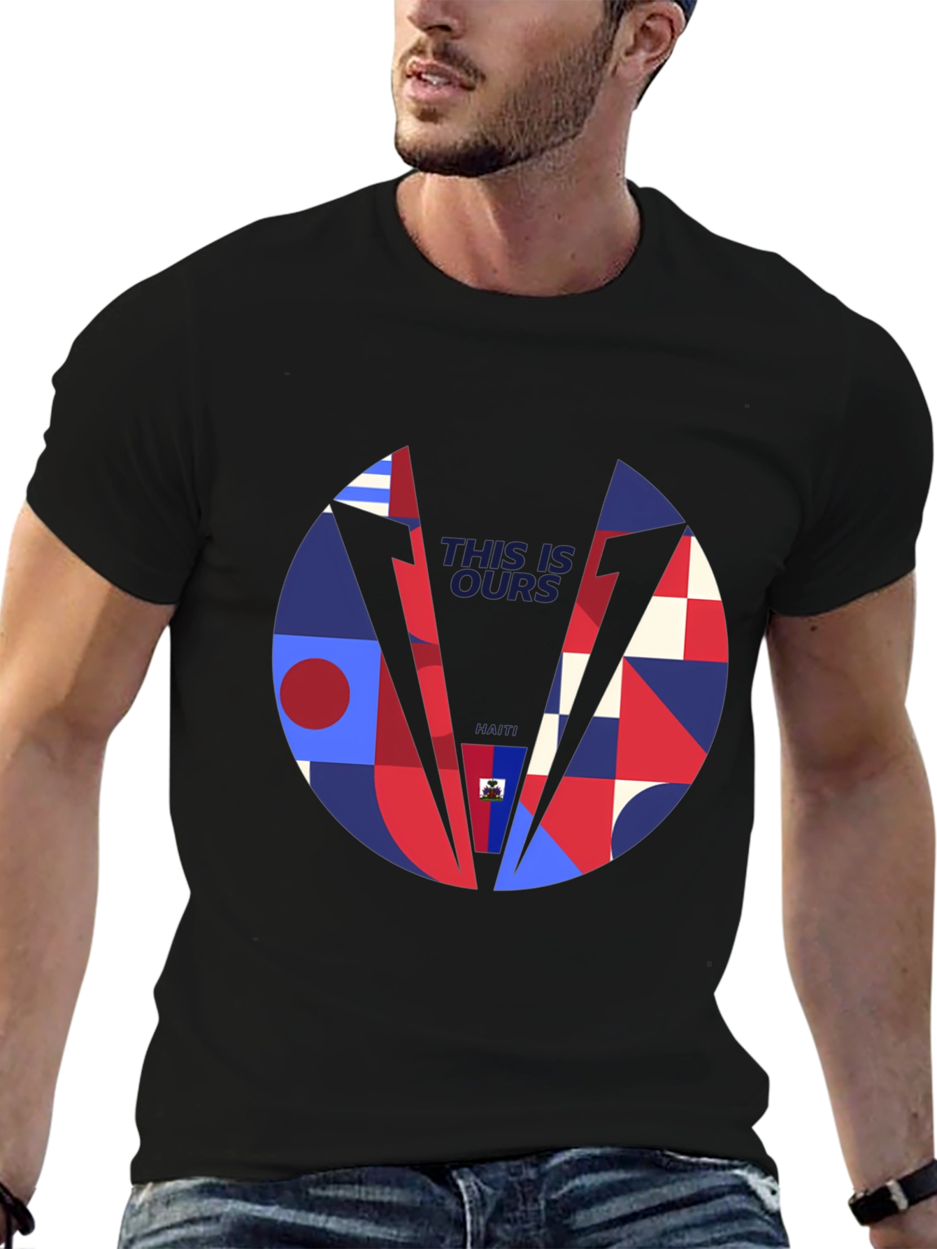 Modern Geometric Graphic T-Shirt