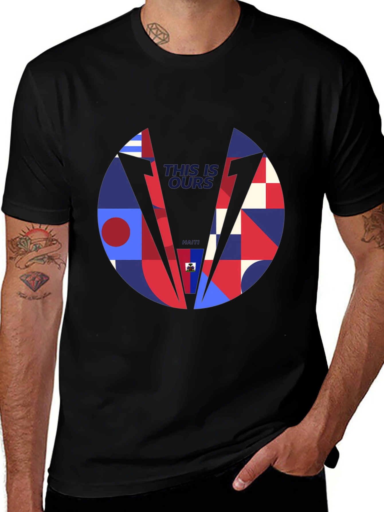 Modern Geometric Graphic T-Shirt