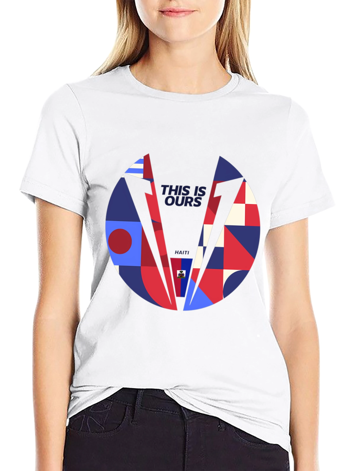 Modern Geometric Graphic T-Shirt