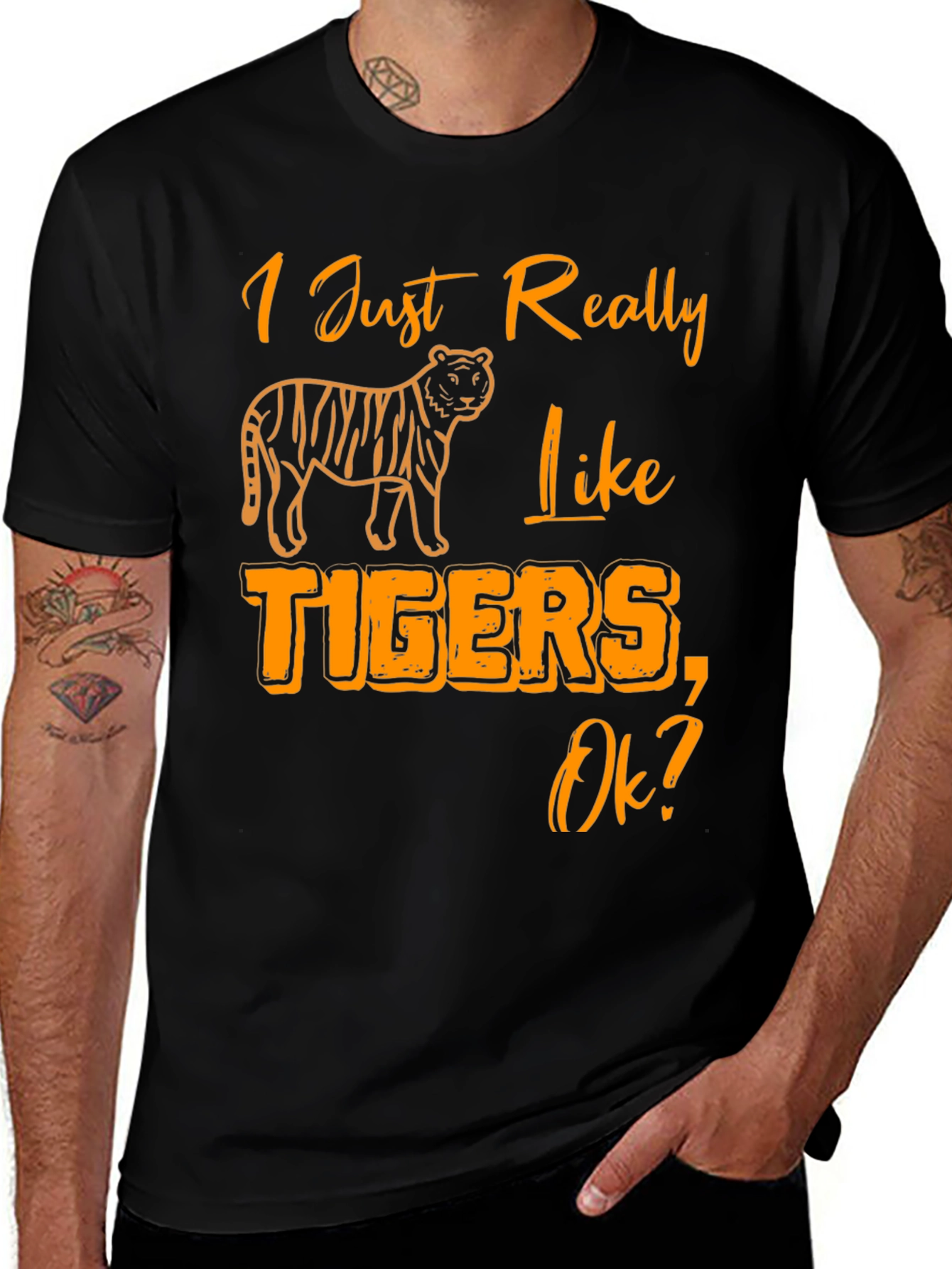 I Just Really Like Tigers T-Shirt