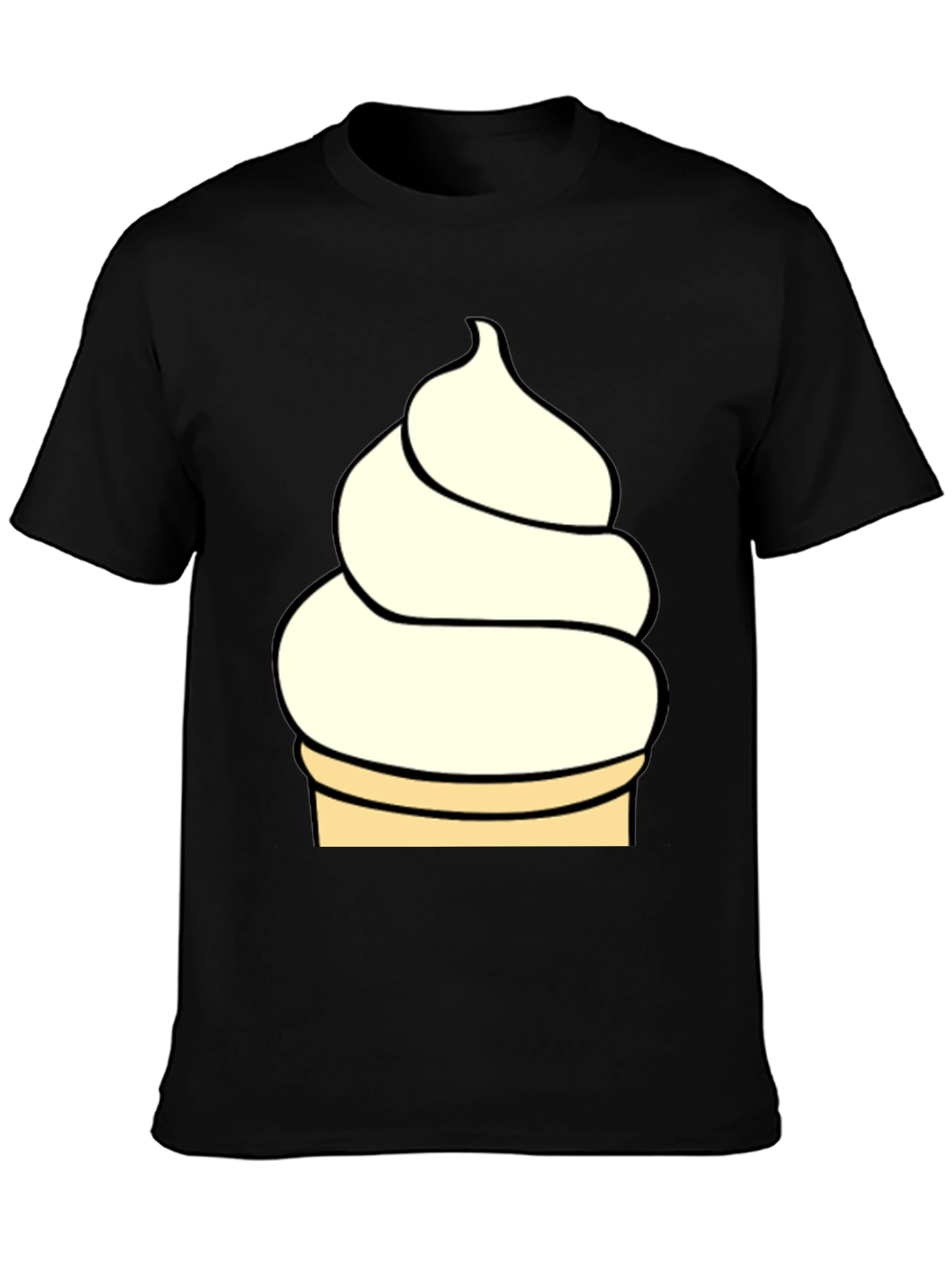 Ice Cream Cone Graphic Tee - Fun Casual Style