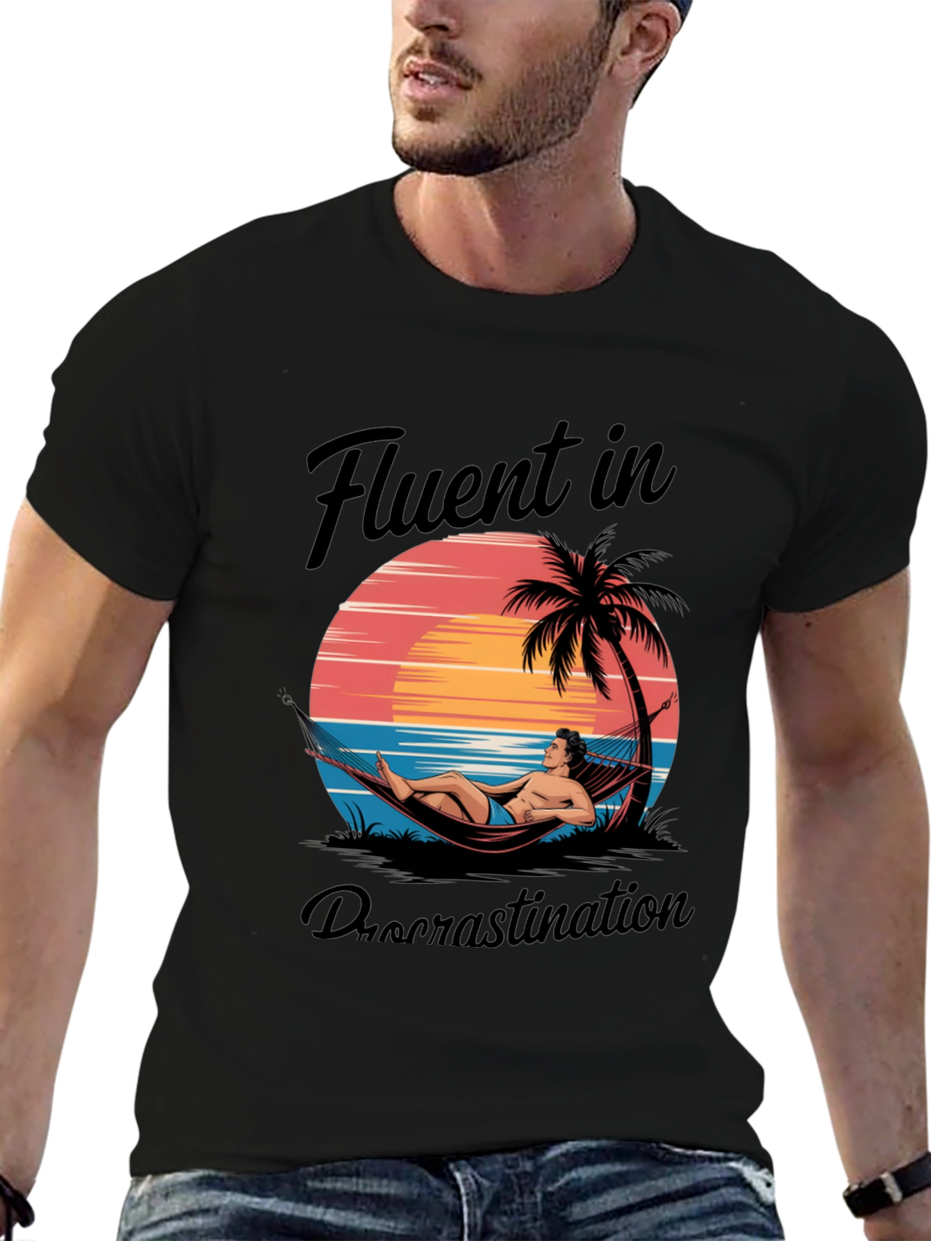 Fluent in Procrastination Graphic Tee