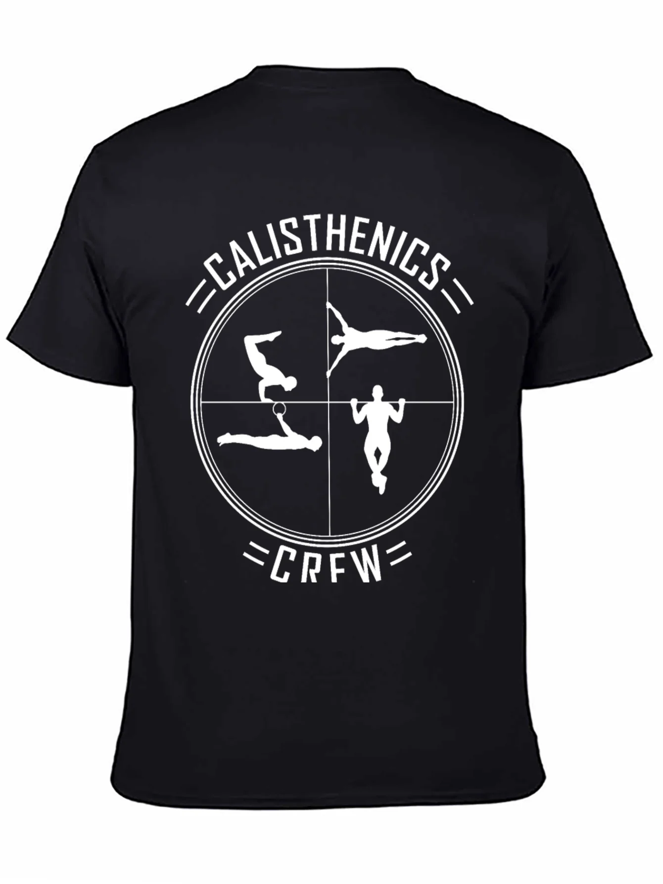 Calisthenics Crew Black Graphic T-Shirt