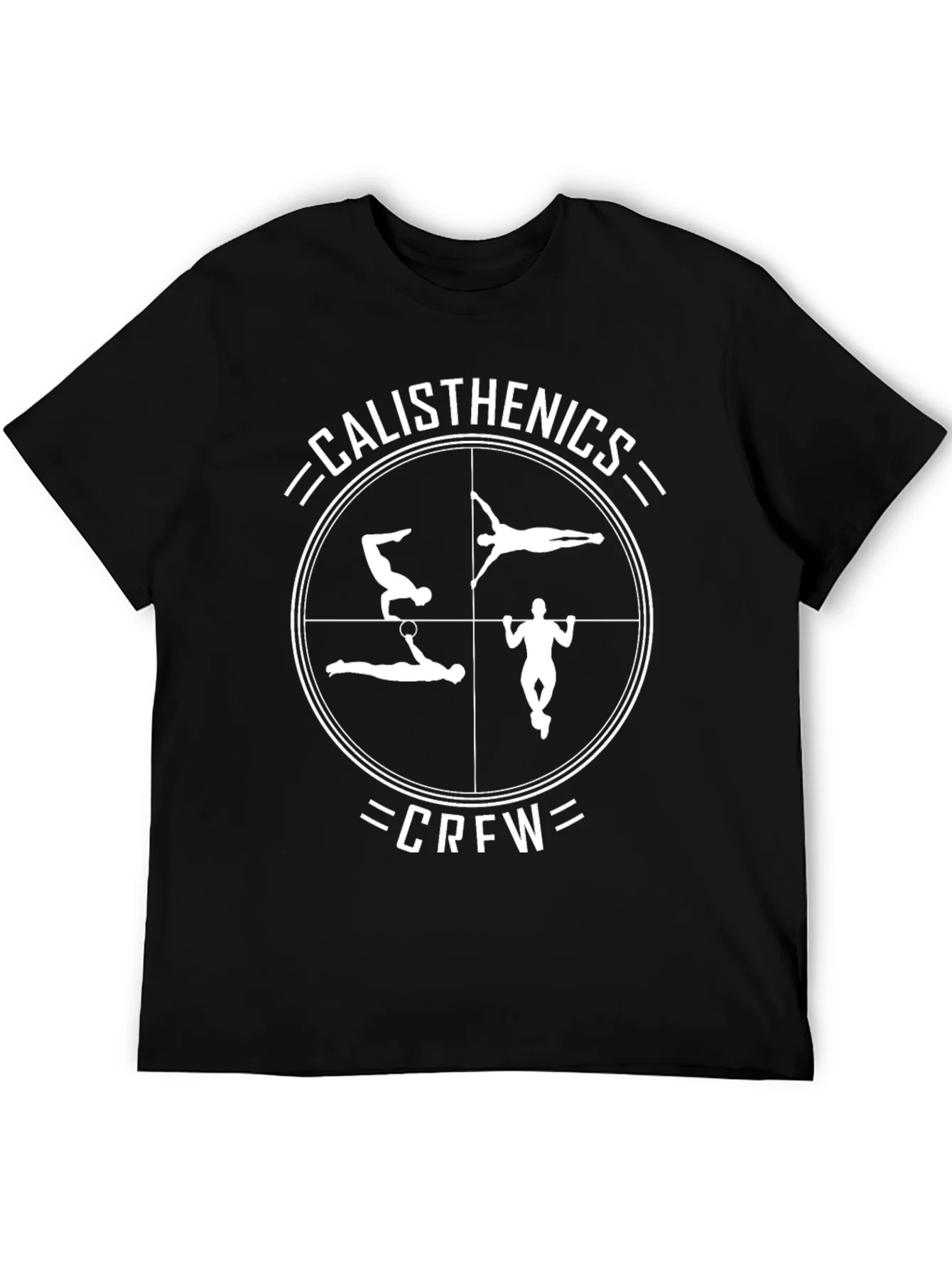 Calisthenics Crew Black Graphic T-Shirt