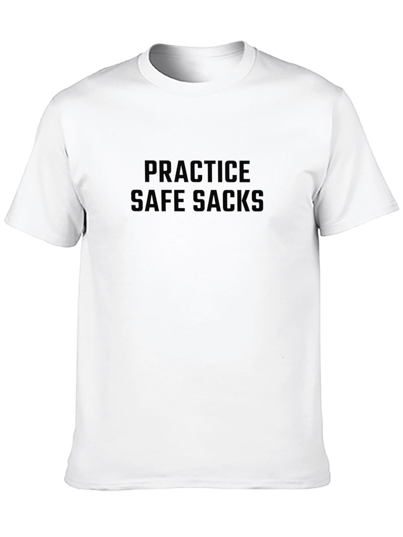 Practice Safe Sacks Graphic T-Shirt