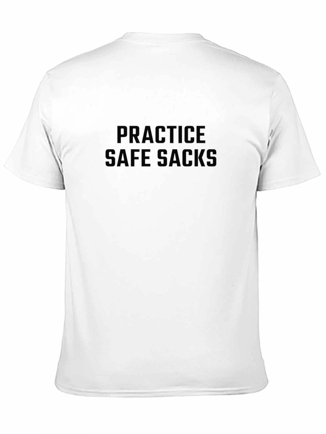 Practice Safe Sacks Graphic T-Shirt