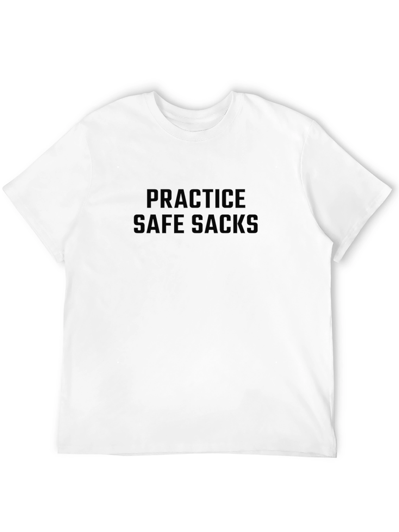Practice Safe Sacks Graphic T-Shirt