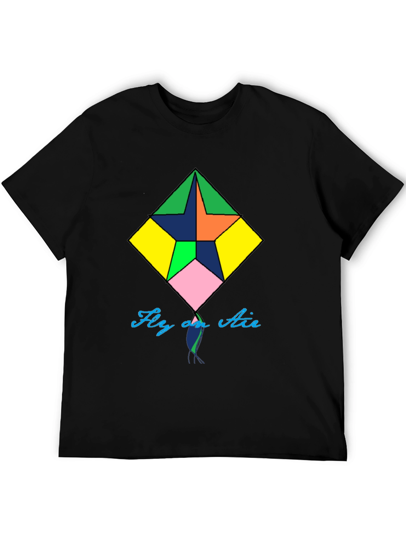 Geometric Kite Graphic Tee - Fly on Air