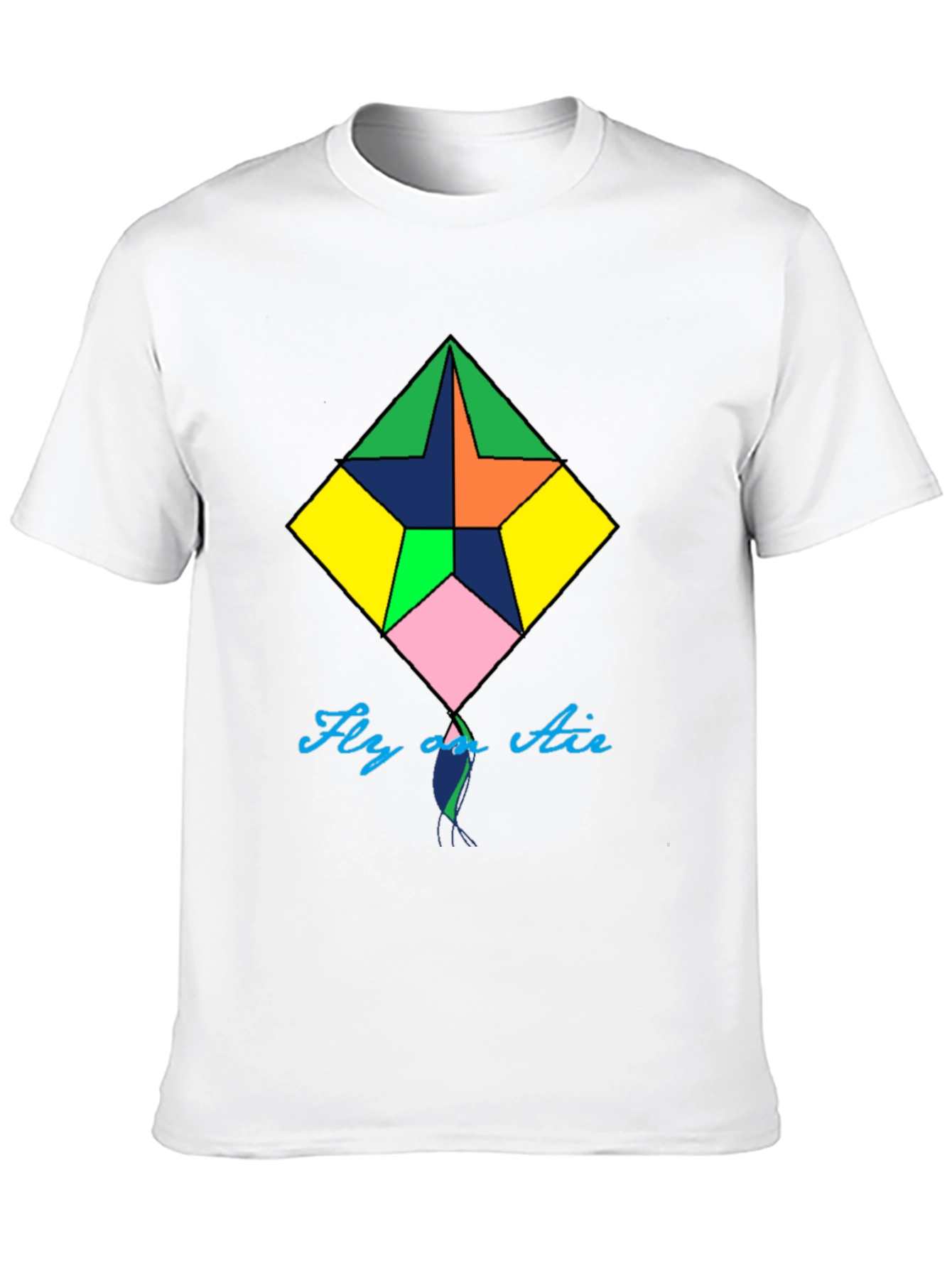 Geometric Kite Graphic Tee - Fly on Air