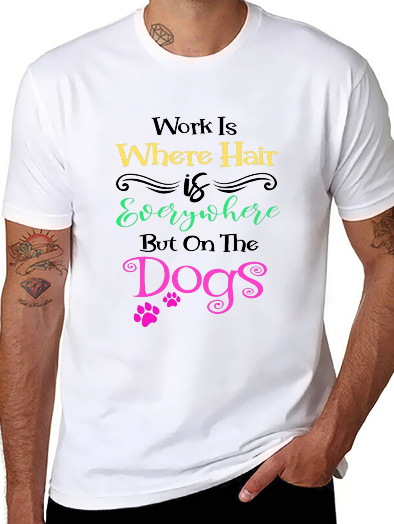 Hair Everywhere But Dogs T-Shirt