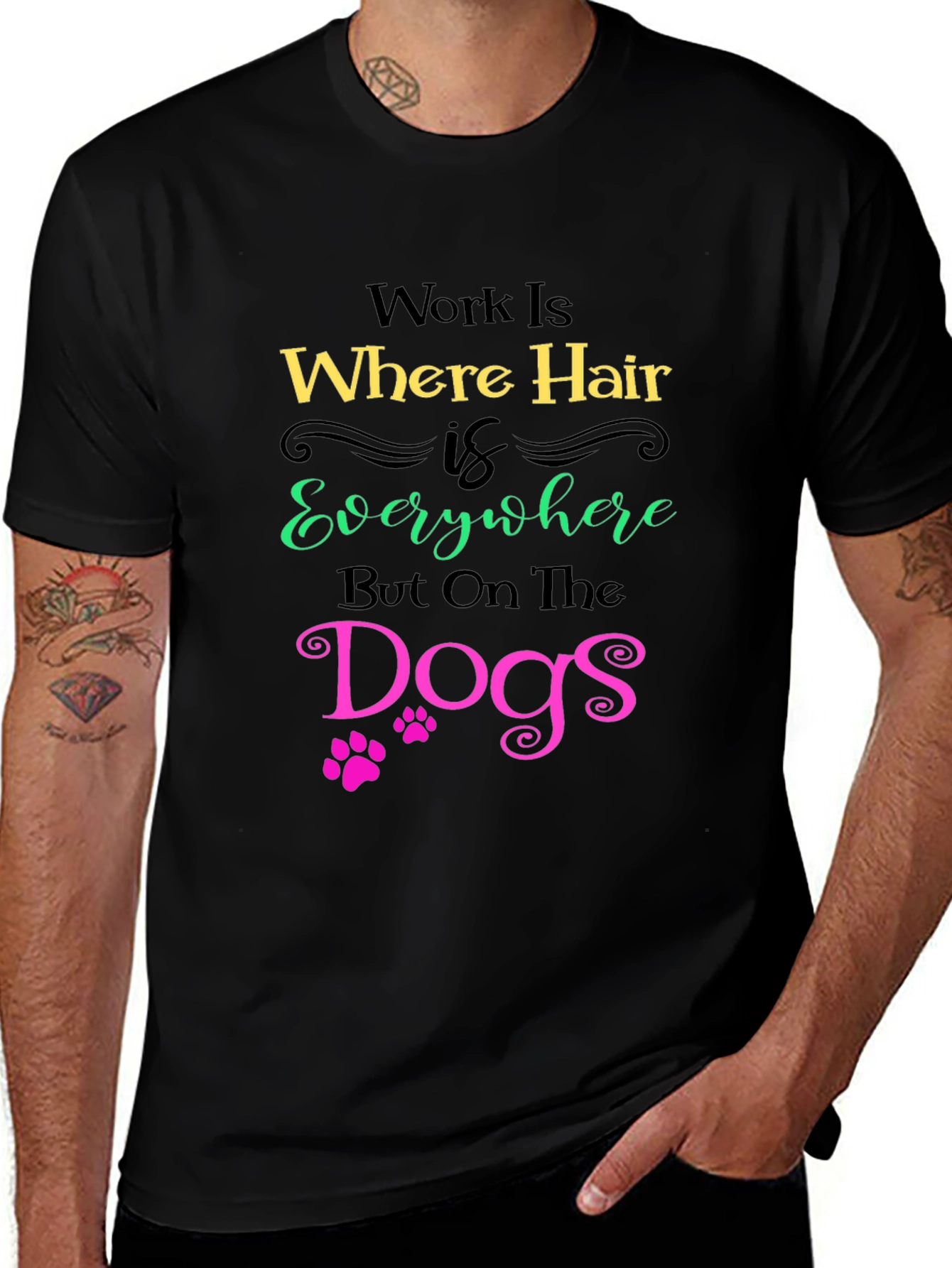 Hair Everywhere But Dogs T-Shirt