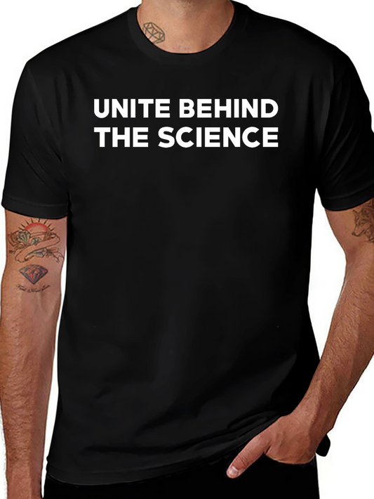 Unite Behind the Science Graphic Tee - Black