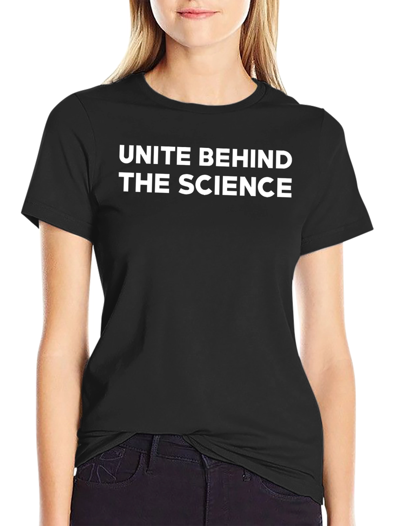 Unite Behind the Science Graphic Tee - Black
