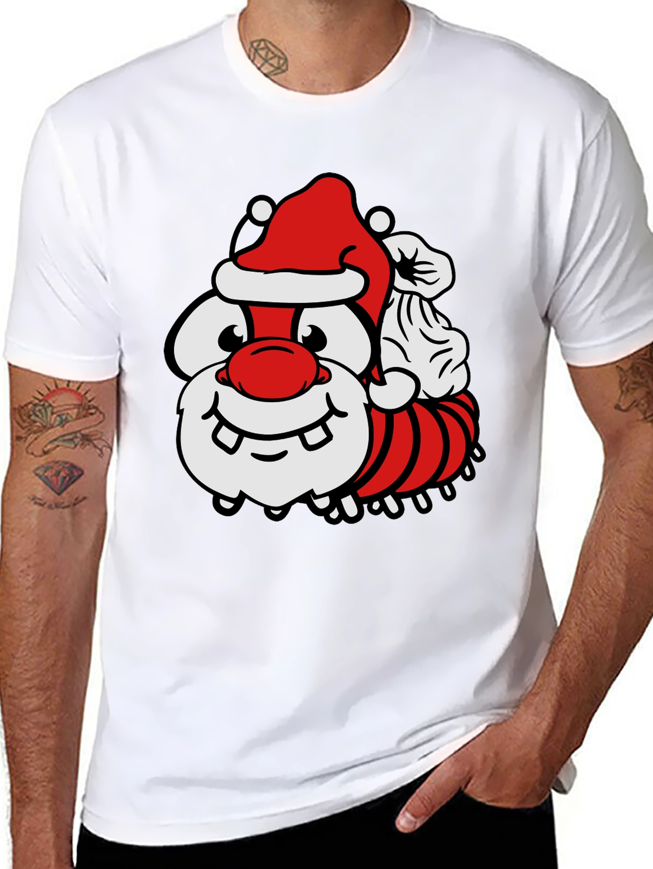 Festive Caterpillar Graphic Tee