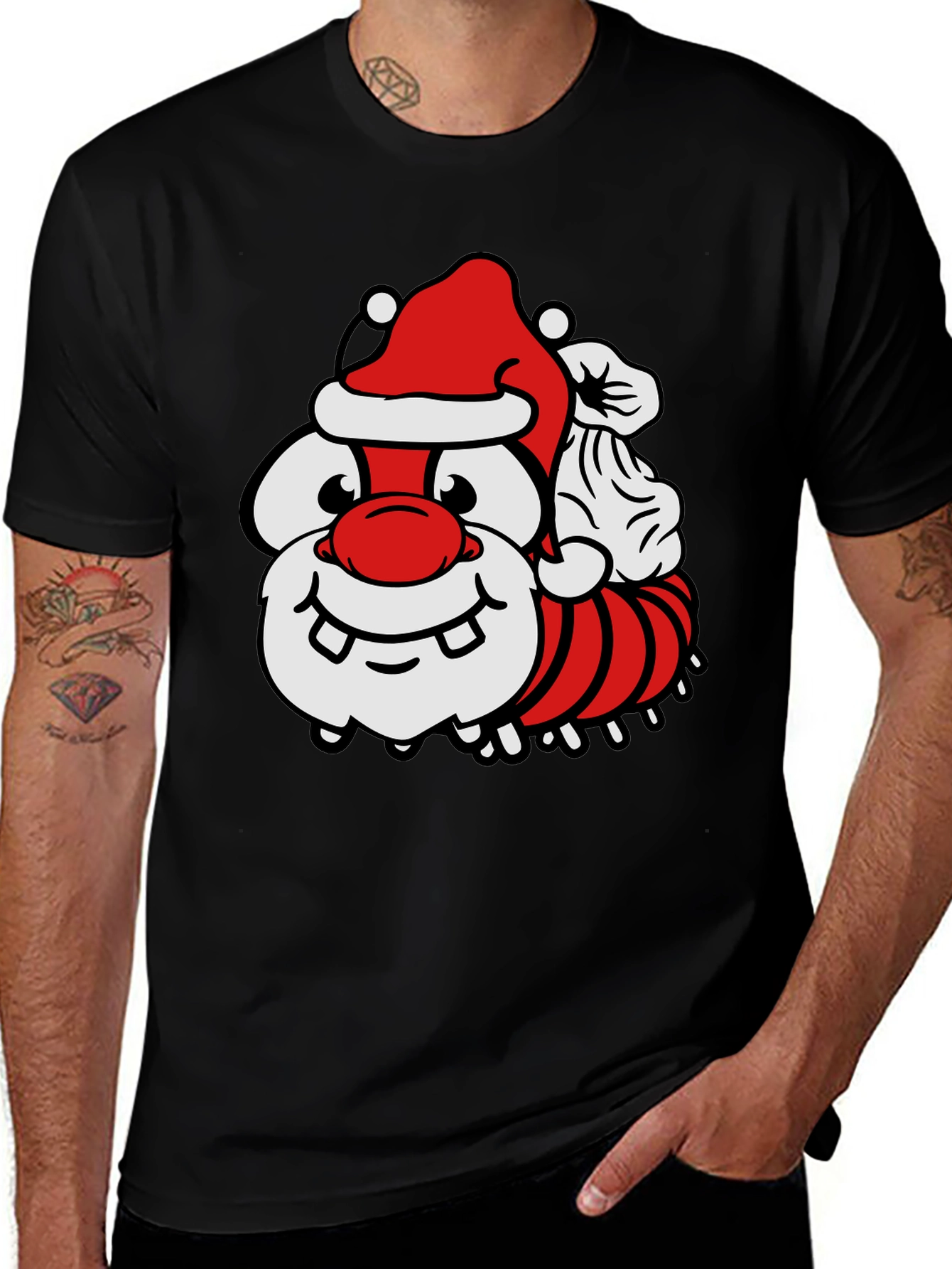 Festive Caterpillar Graphic Tee